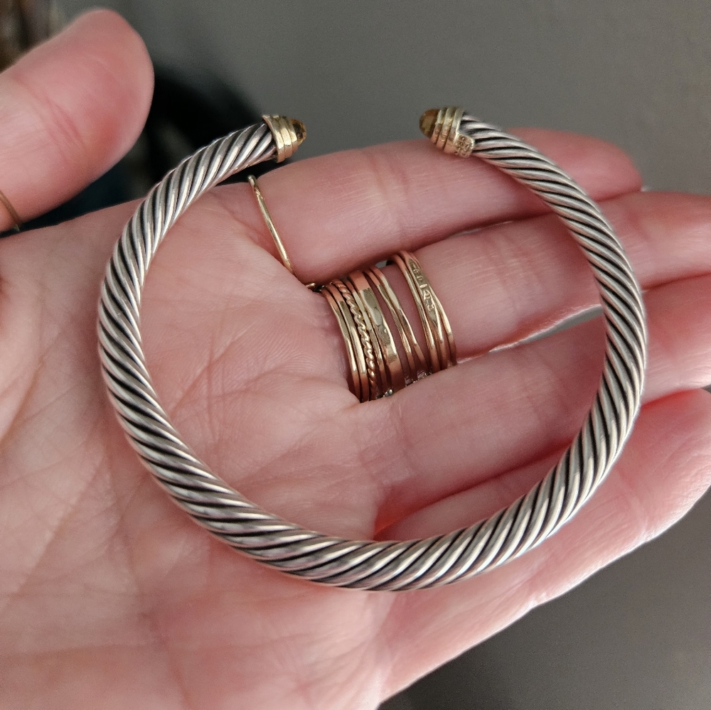 *SOLD* Citrine David Yurman Cable Classics Bracelet 5mm Like New